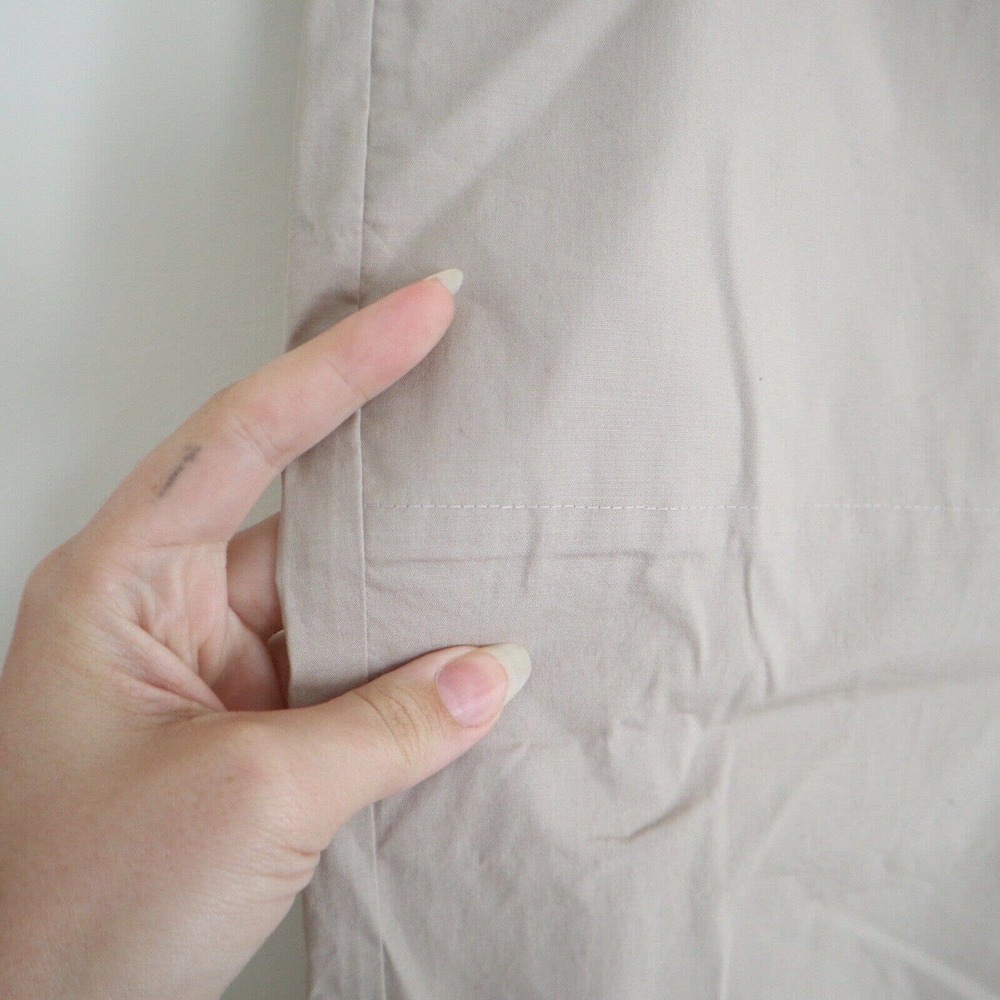 Eileen Fisher Light Taupe Cropped Wide-Leg Pants NWT - Picture 7 of 12